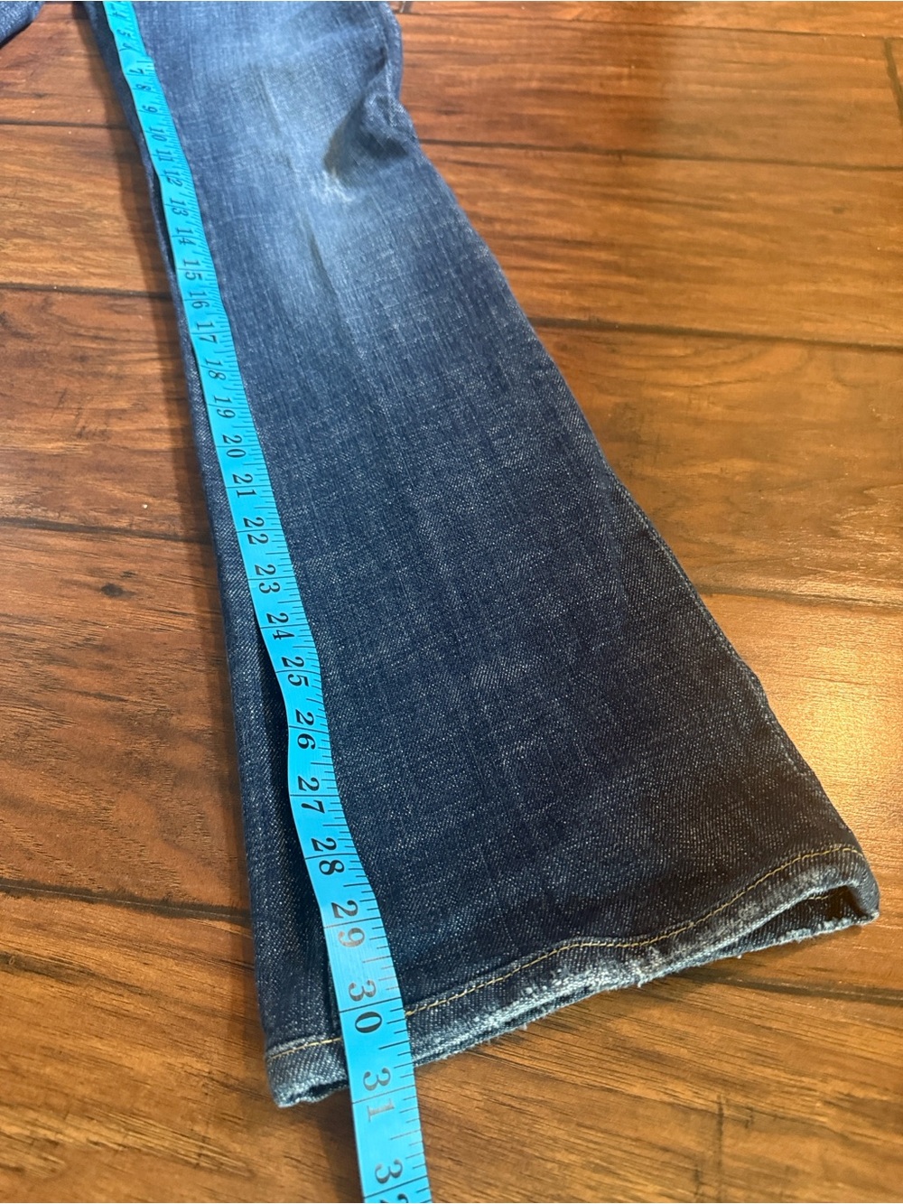Vintage Y2K Bebe Premium Denim Low Rise Flare Jeans Size 25 Made in USA - Picture 9 of 14